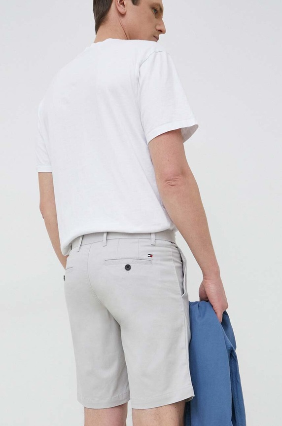 Odzież Tommy Hilfiger szorty MW0MW23563.PPYX szary