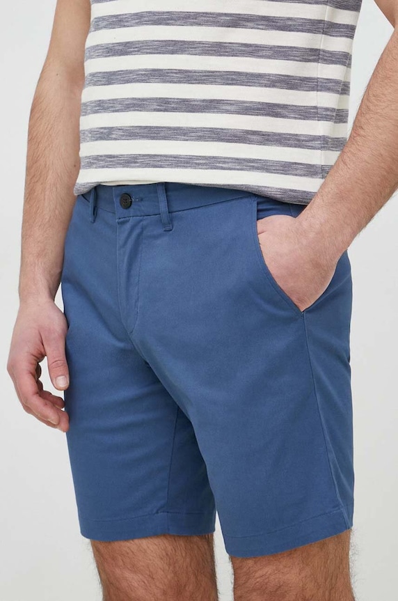 Tommy Hilfiger pantaloncini tessuto elasticizzato blu MW0MW23563.PPYX