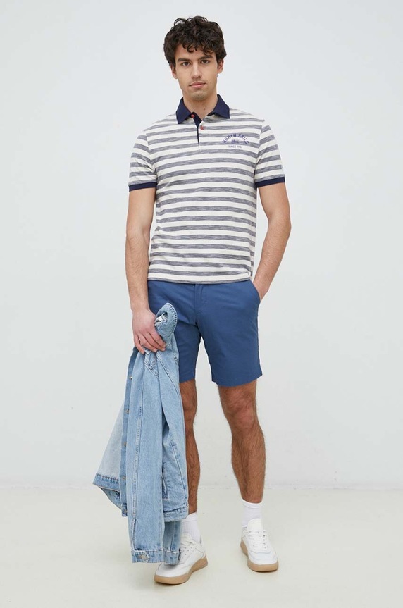 Tommy Hilfiger pantaloncini MW0MW23563.PPYX blu SS25