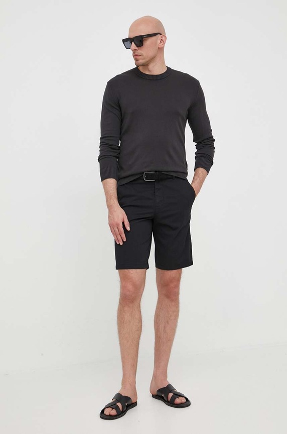 United Colors of Benetton pantaloni scurti 4UN459548.100. negru AA00