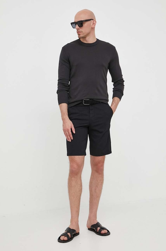 United Colors of Benetton pantaloni scurti 4UN459548.100. negru AA00