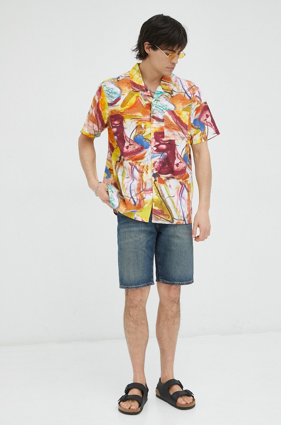 Levi's szorty jeansowe 39864.0100 granatowy SS23