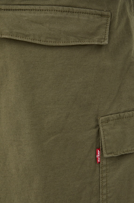 Šortky s příměsí lnu Levi's zelená A4680.0000