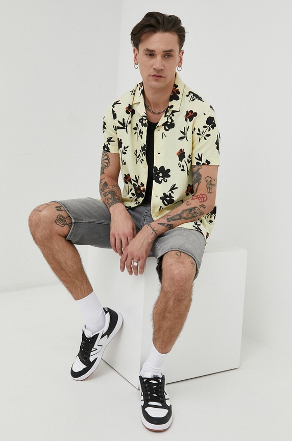 Tommy Jeans szorty jeansowe Ronnie DM0DM16349.PPYX szary SS23