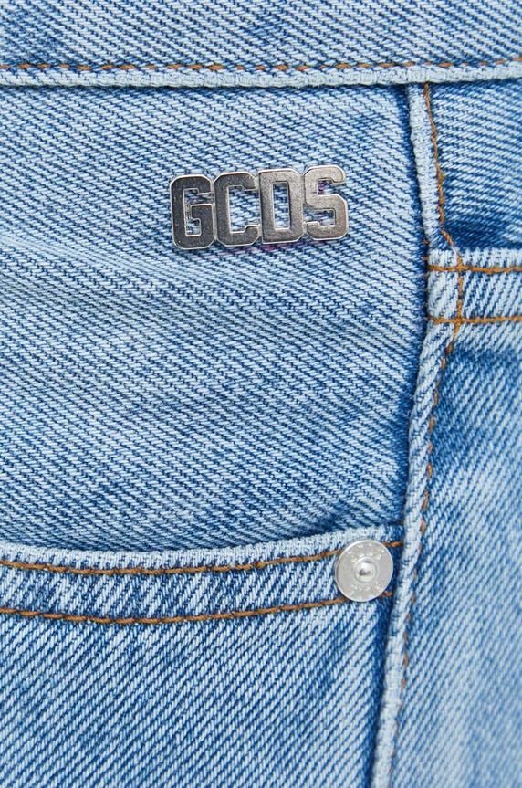 GCDS pantaloni scurti jeans CC94M031404 albastru