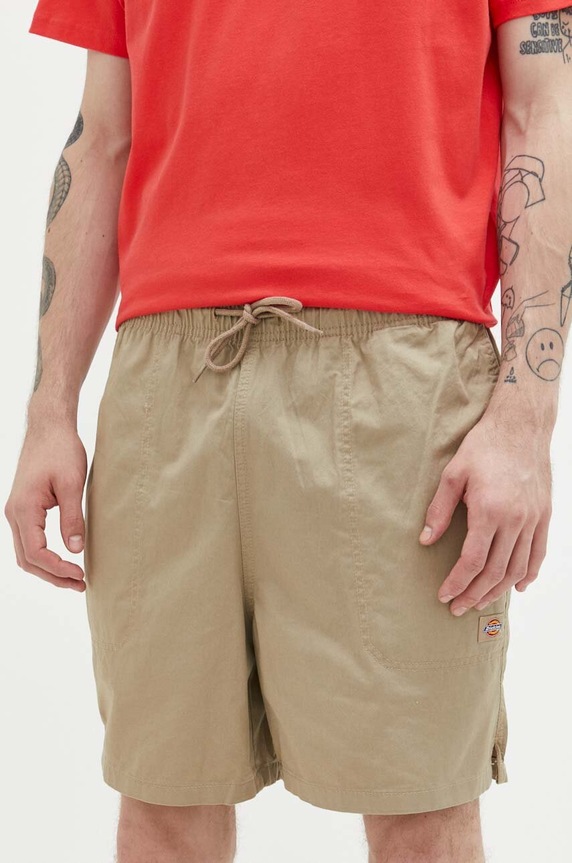 Βαμβακερό σορτσάκι Dickies βαμβάκι μπεζ DK0A4XB2DS01
