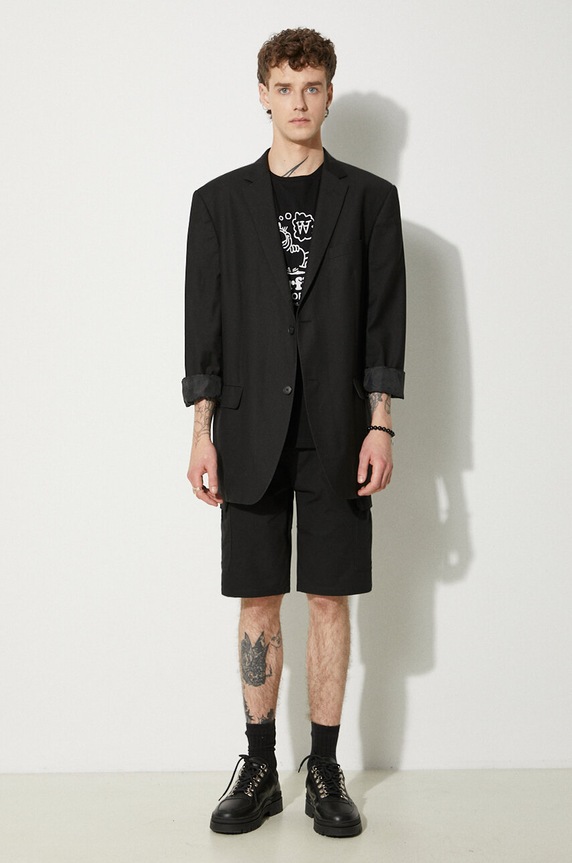 Βαμβακερό σορτσάκι Dickies Millerville DK0A4XEDBLK1 μαύρο SS24