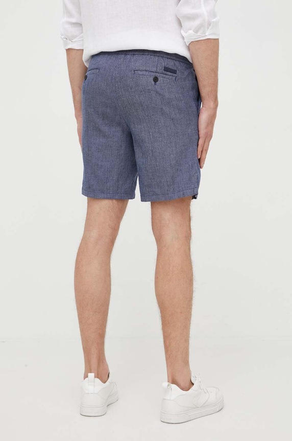 Odzież Michael Kors szorty lniane CS330271T2 granatowy