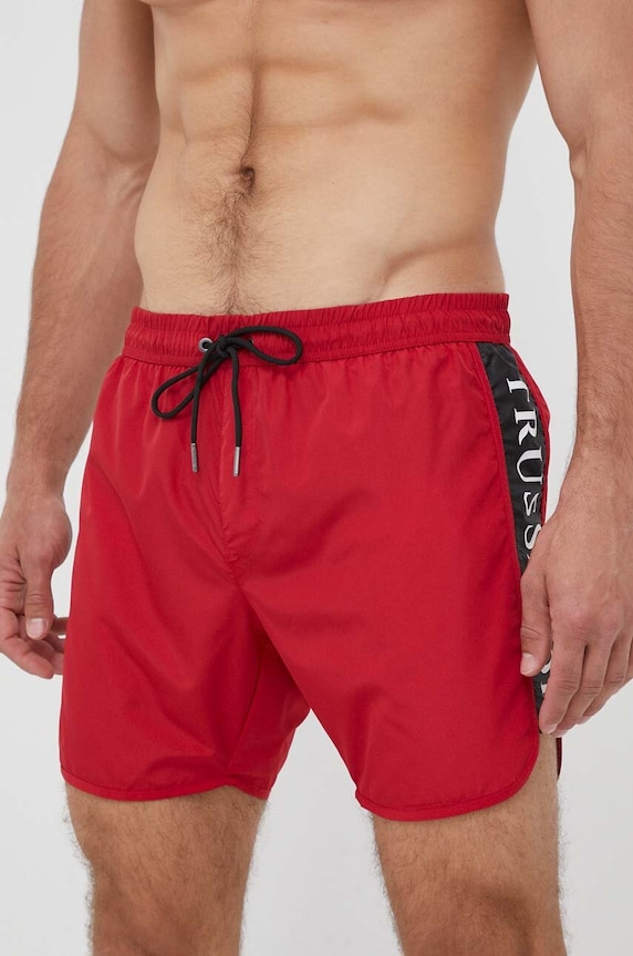 Trussardi szorty kąpielowe TRU1MBM02 bordowy SS23