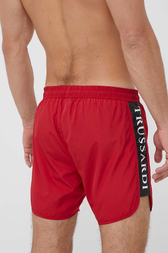 Odzież Trussardi szorty kąpielowe TRU1MBM02 bordowy