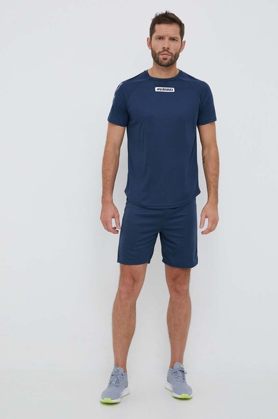 Hummel szorty treningowe hmlTE TOPAZ SHORTS 213472 granatowy AW24