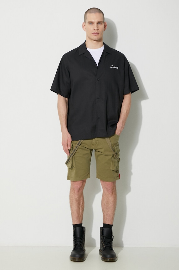 Σορτς Alpha Industries 116213 πράσινο SS26