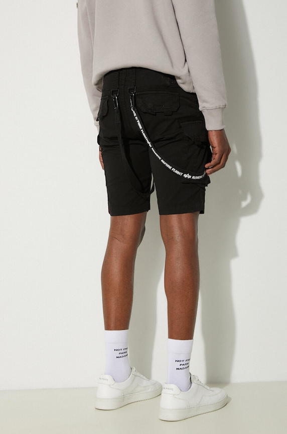 Ρούχα Σορτς Alpha Industries 116213 μαύρο