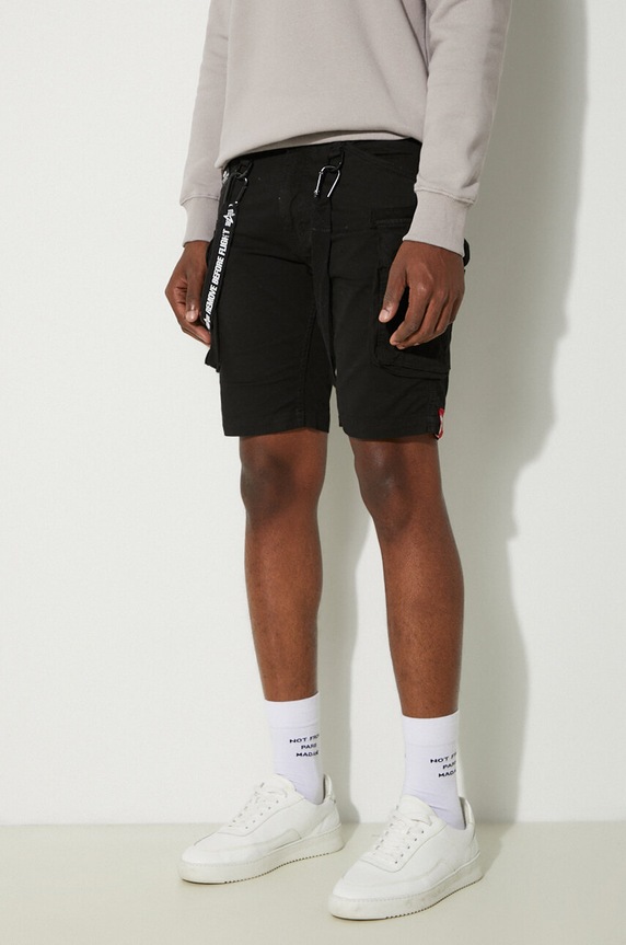 Σορτς Alpha Industries μαύρο 116213