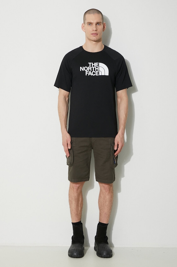 Alpha Industries pantaloni scurți cargo din bumbac cu elastan pentru bărbați 186209 verde SS26