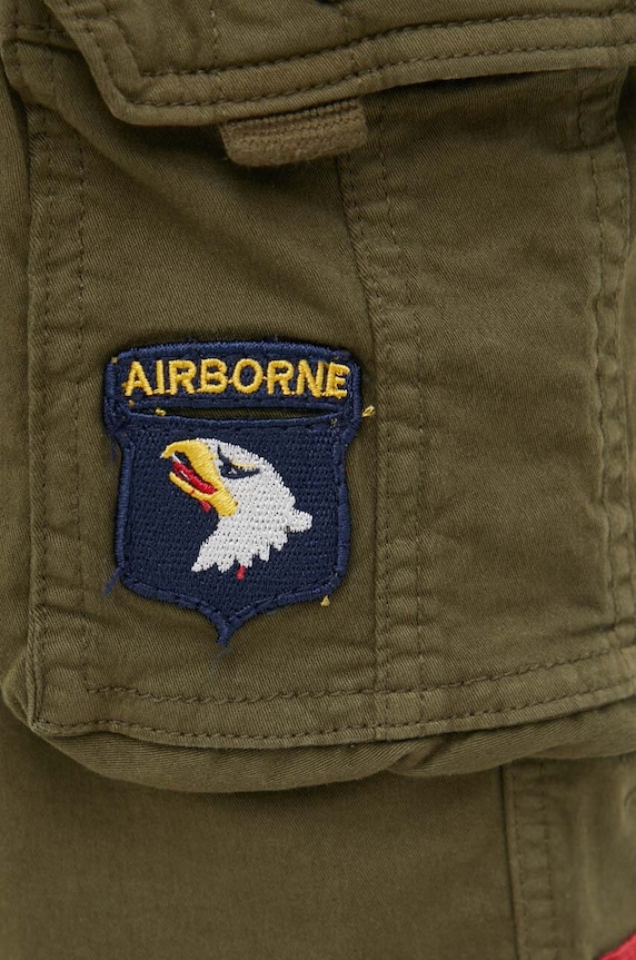 Šortky Alpha Industries zelená 186209.142