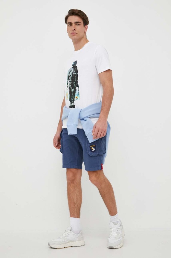 Шорти Alpha Industries 186209.435 блакитний SS26