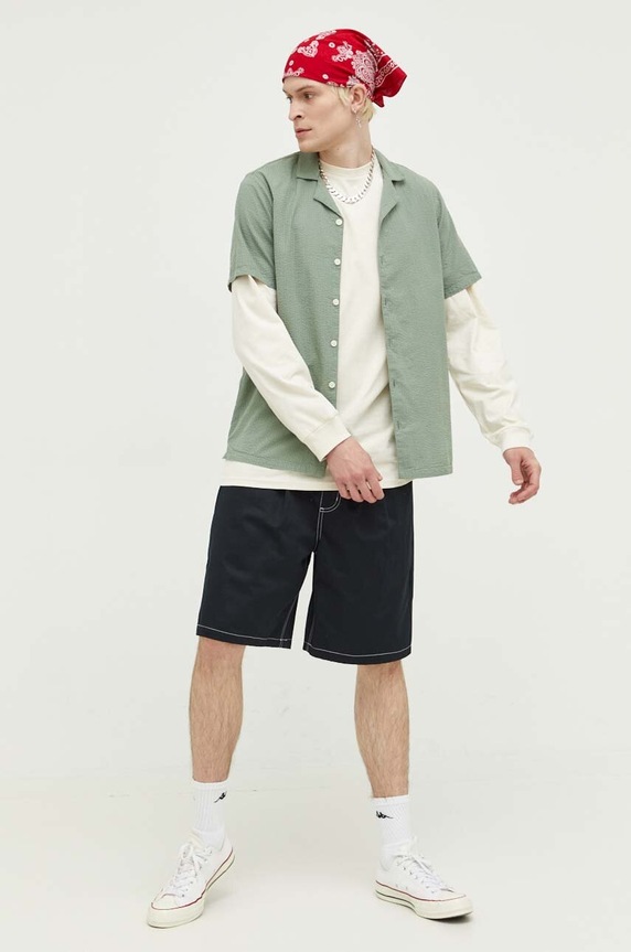 Converse pamut rövidnadrág 10025023.A01 fekete SS23