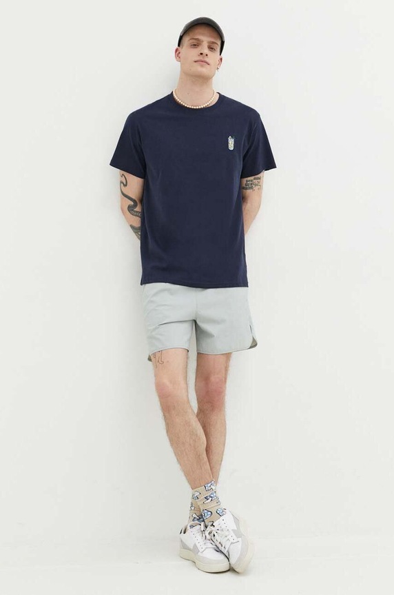 Kratke hlače Abercrombie & Fitch KI128.3087.130 siva SS23