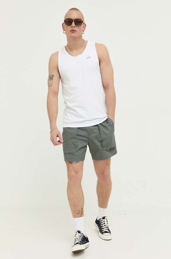 Kraťasy Abercrombie & Fitch KI128.3178.330 zelená SS23