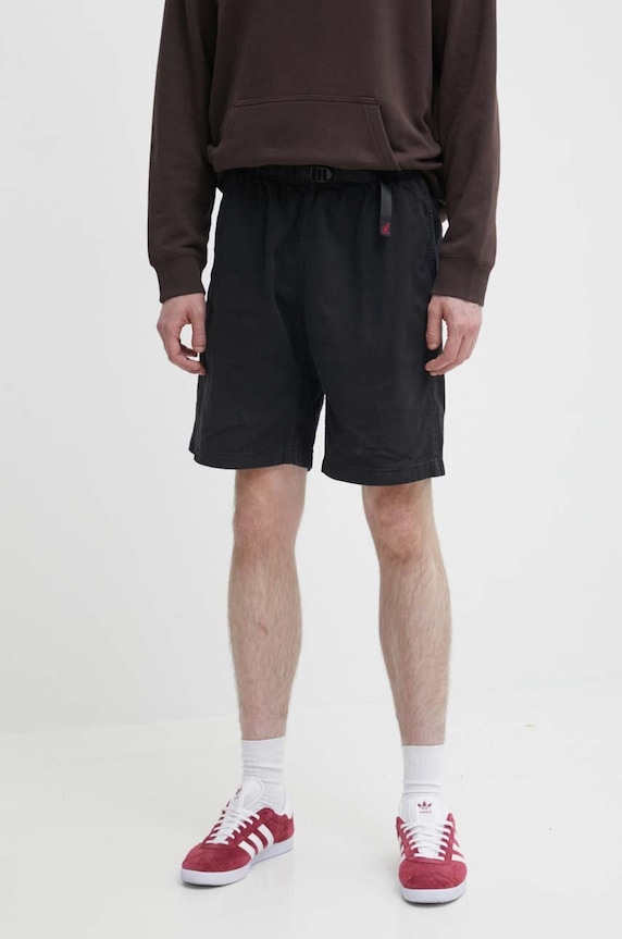 Gramicci pantaloni scurti din bumbac G-Short negru G101.OGT