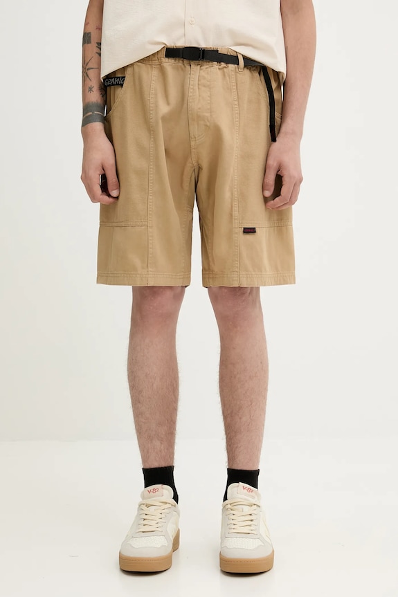 Gramicci cotton shorts Gadget Short plain beige G104.OGT