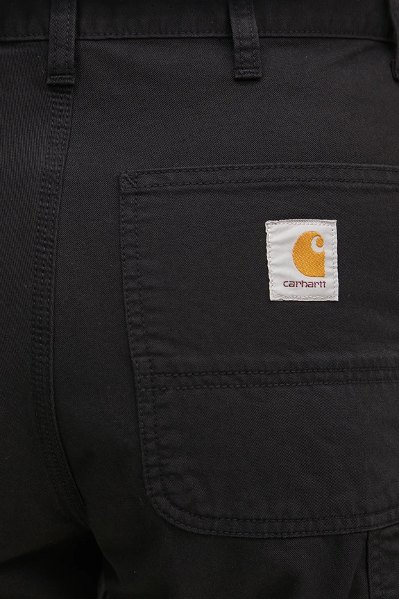 Дънков къс панталон Carhartt WIP Single Knee Short черен I031504.89GD