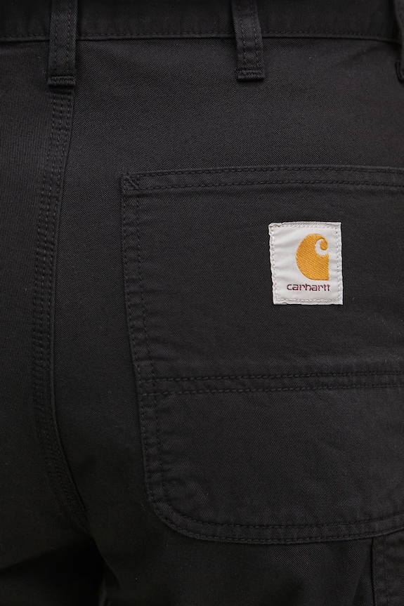Дънков къс панталон Carhartt WIP Single Knee Short черен I031504.89GD