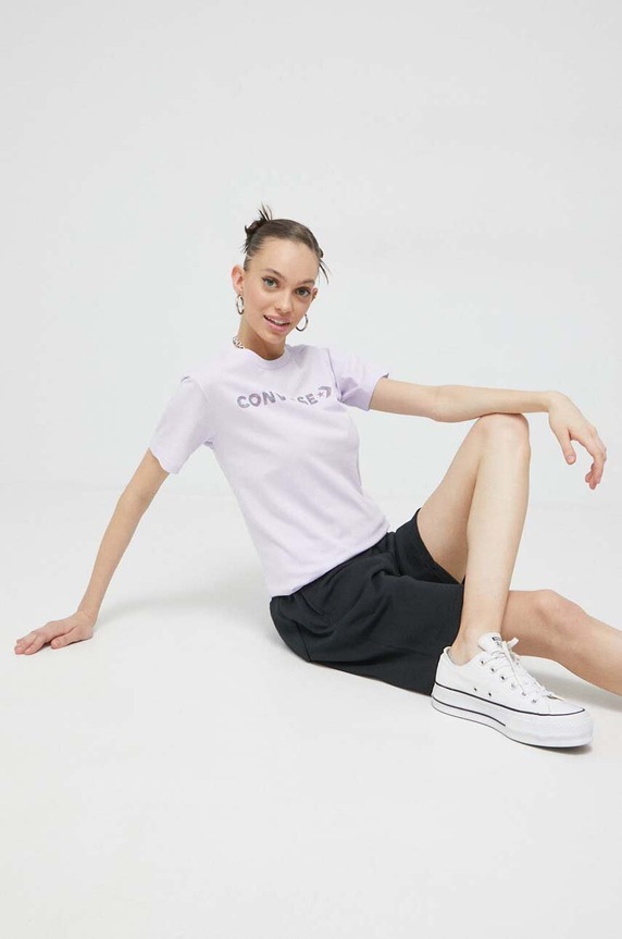 Converse rövidnadrág 10023875.A01 fekete SS23
