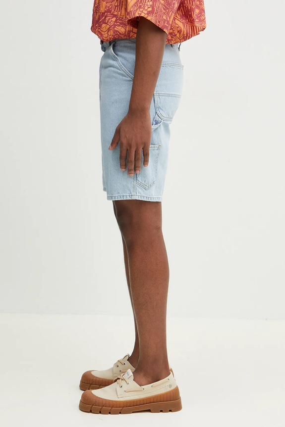 Carhartt WIP pantaloncini di jeans Single Knee Short I032026.01A3 blu SS25