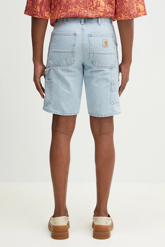 Abbigliamento Carhartt WIP pantaloncini di jeans Single Knee Short I032026.01A3 blu