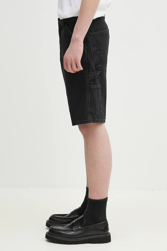 Джинсовые шорты Carhartt WIP Single Knee Short I032026.8906 чёрный SS25