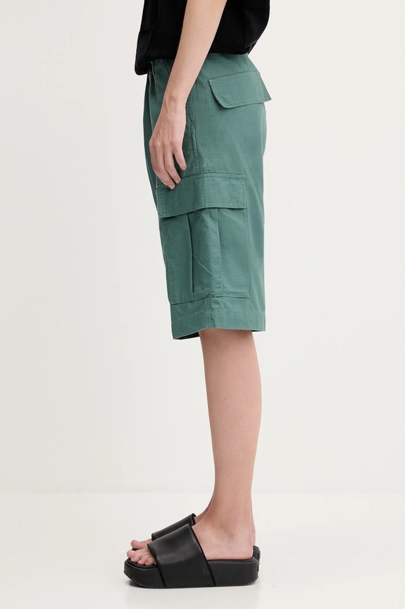 Хлопковые шорты Carhartt WIP Regular Cargo Short I028246.2M202 зелёный SS25