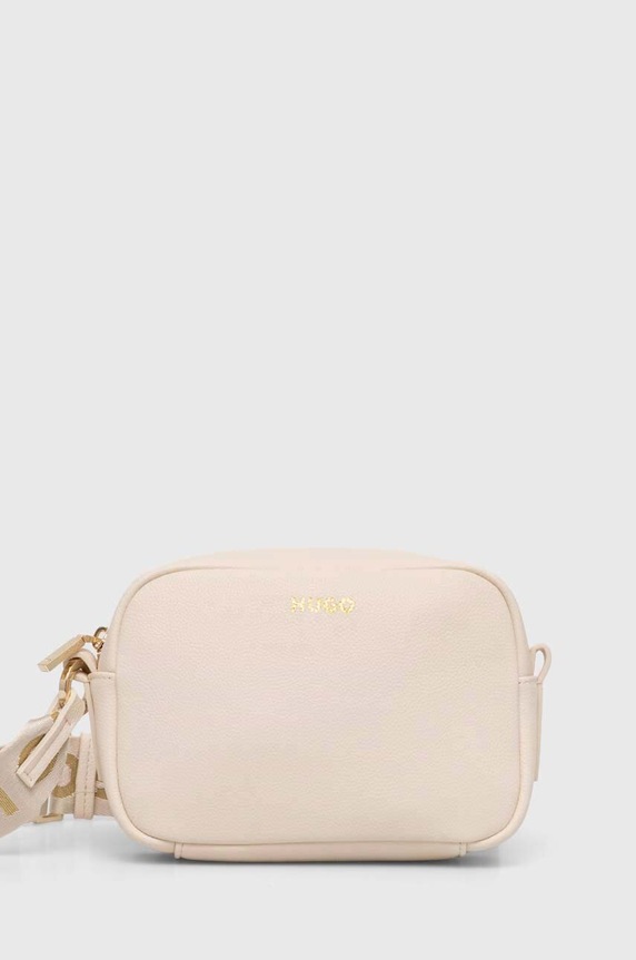 HUGO torebka nie mieści A4 beżowy 50490172