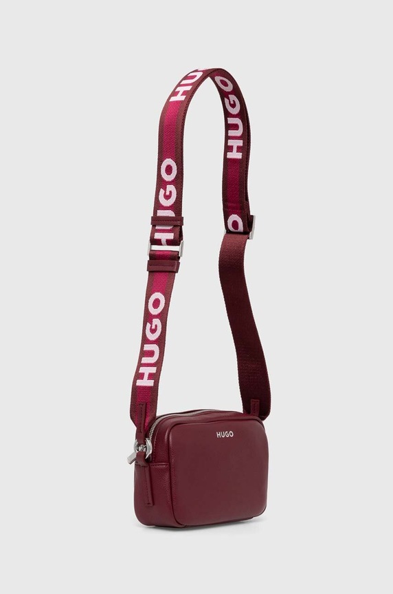 HUGO torebka 50490172 bordowy SS25