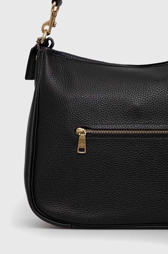 Doplňky Kožená kabelka Coach Cary Shoulder CC435 černá