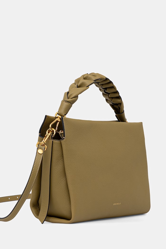 Δερμάτινη τσάντα Coccinelle E1.M50.19.02.01 πράσινο AA00