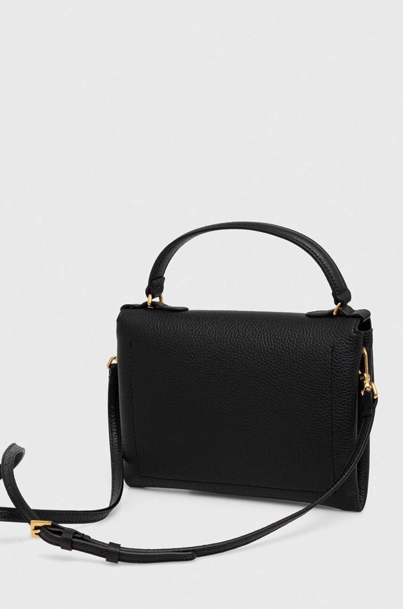 Δερμάτινη τσάντα Coccinelle Arlettis μαύρο E1.MD5.19.03.01