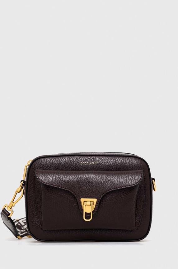 Coccinelle torebka skórzana skóra licowa brązowy E1.NOF.15.02.01