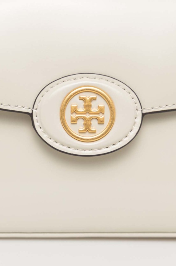Akcesoria Tory Burch torebka skórzana Robinson Spazzolato 143122.704 beżowy
