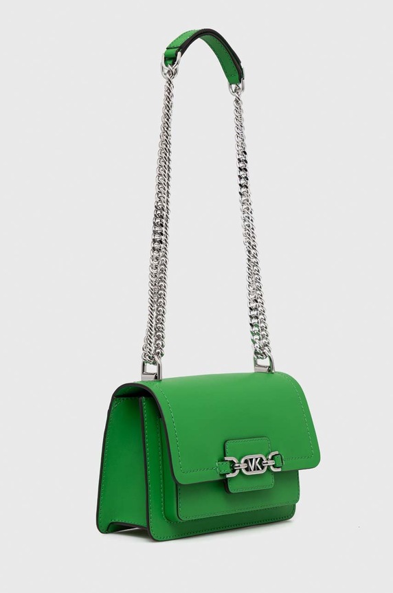 Δερμάτινη τσάντα MICHAEL Michael Kors 32S2S7HC0L πράσινο SS25