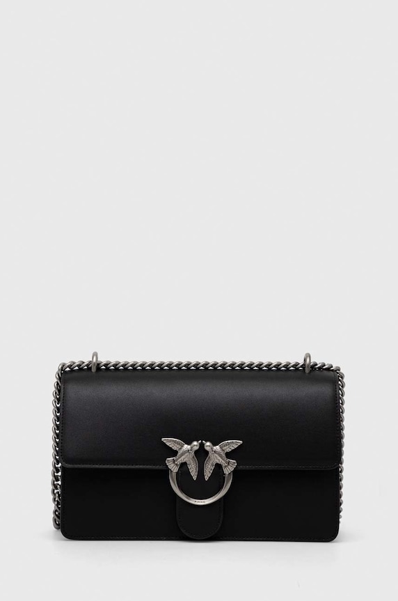 Pinko poseta de piele uni negru 100941.A0F1