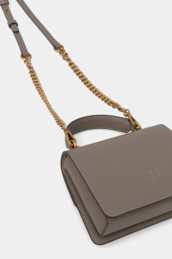 Kiegészítők Pinko bőr táska 100071.A0F1 szürke