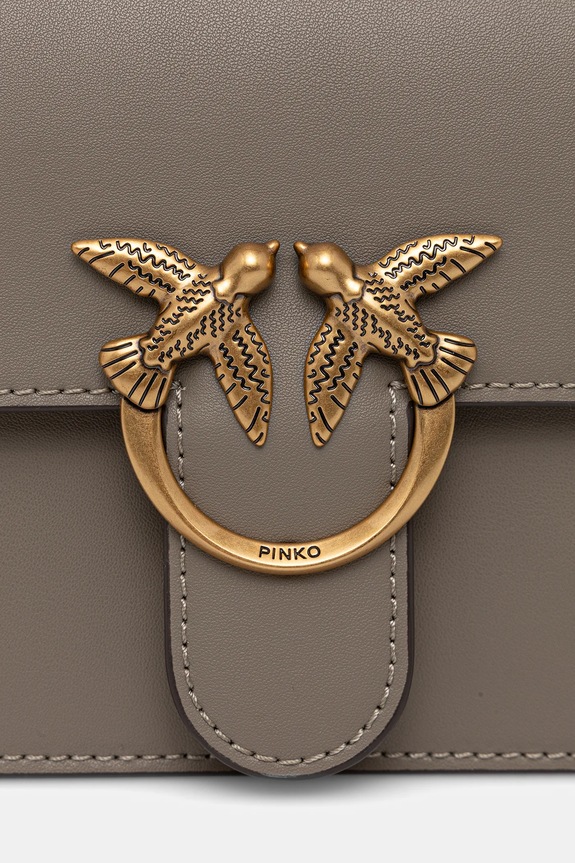 Pinko bőr táska szürke 100071.A0F1