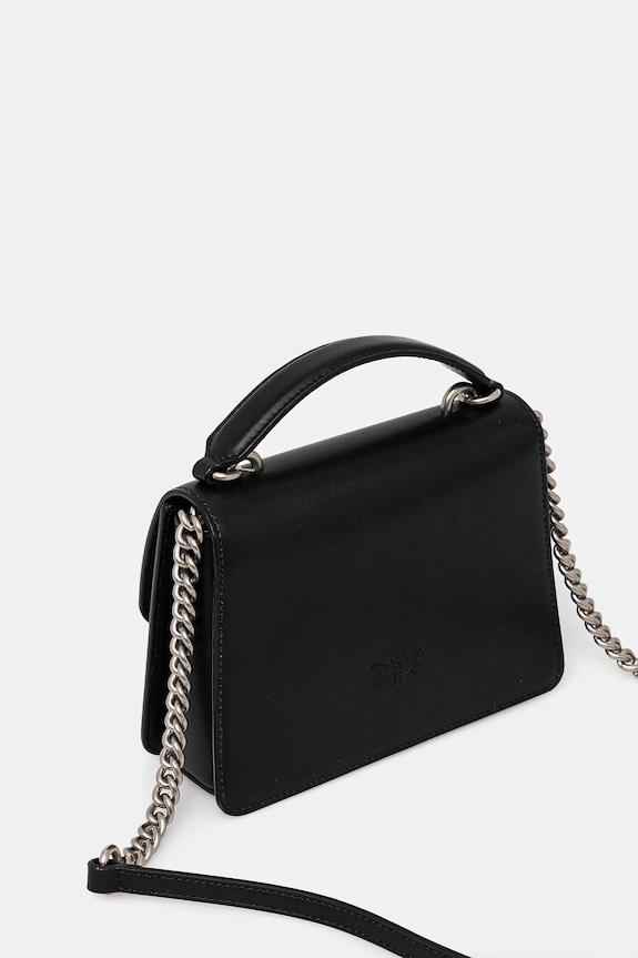 Accesorii Pinko poșetă de piele 100071.A0F1 negru