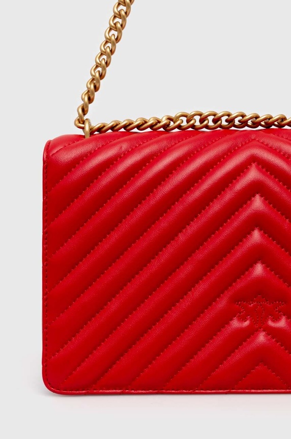 Doplnky Kožená kabelka Pinko 100941.A0GK červená