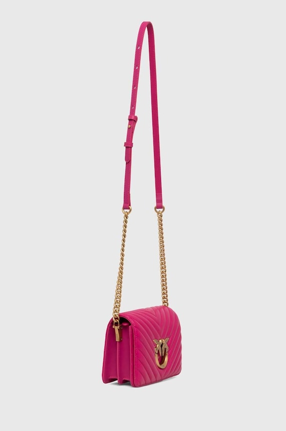 Pinko torebka skórzana 100067.A0GK różowy AW24