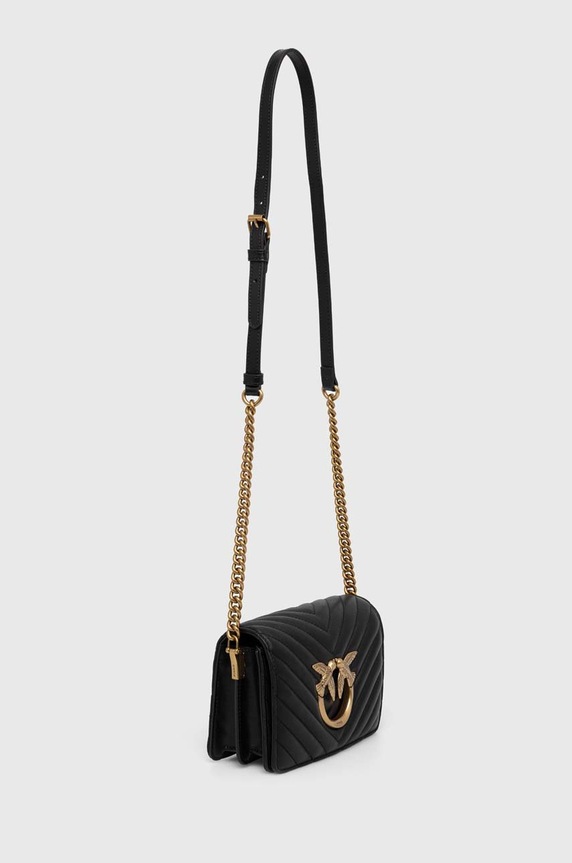 Pinko torebka skórzana 100067.A0GK czarny AW24
