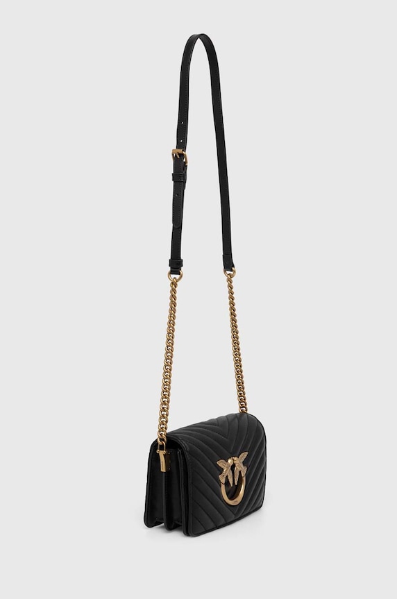 Pinko torebka skórzana 100067.A0GK czarny AW24
