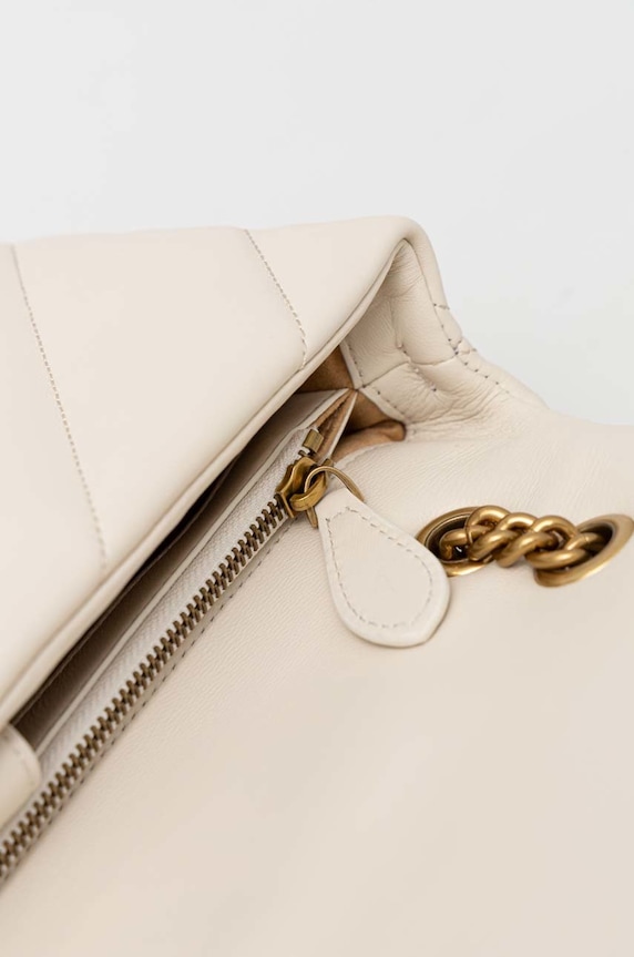 Pinko poseta de piele 100037.A0F2 alb